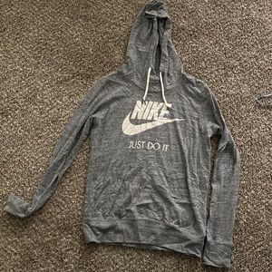 Nike hooded long sleeve shirt